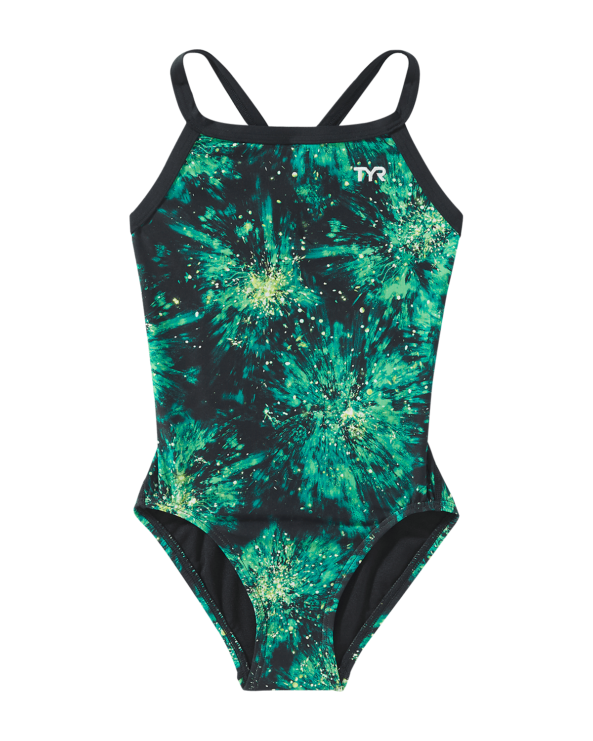 TYR Durafast Lite® Kız Çocuk Diamondfit Mayo - Radiant Flare