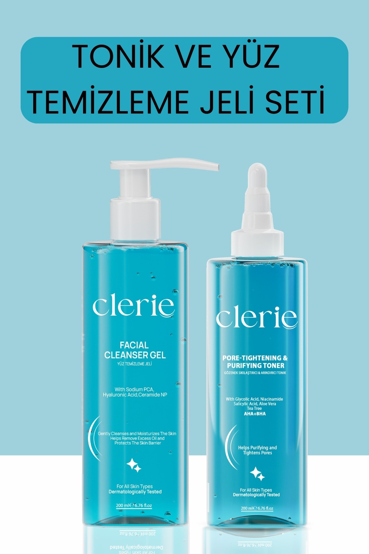 Tonik Ve Yüz Temizleme Jeli Seti