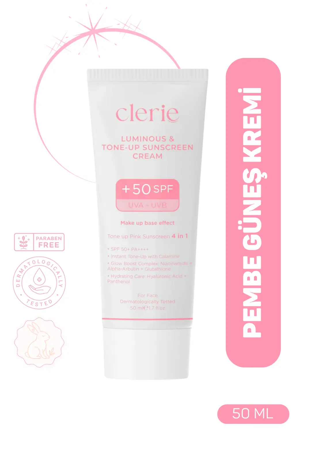 Tone-Up SPF 50+ Güneş Kremi