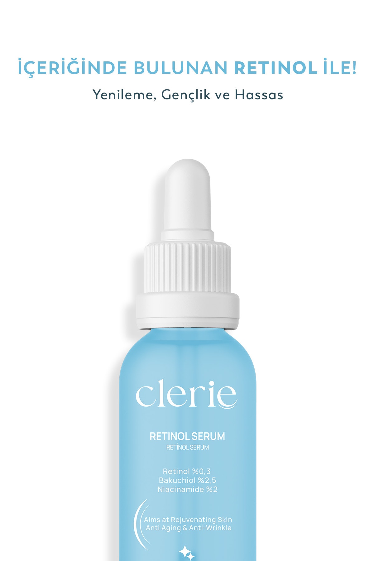 Clerie  Retinol Serum + Kolajen Maske Seti – Anti-Aging ve Sıkılaştırıcı Bakım