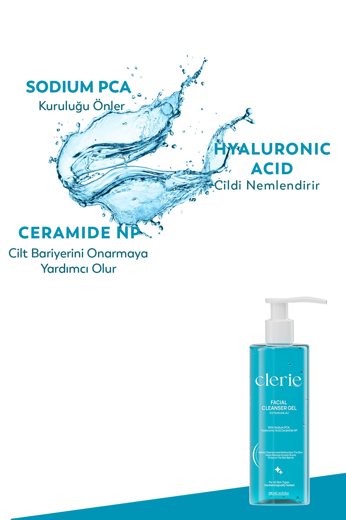 Clerie Cilt Bakım Seti – Leke Karşıtı C Vitamini Serumu & Sebum & Yağ Dengeleyici Yüz Yıkama Jeli