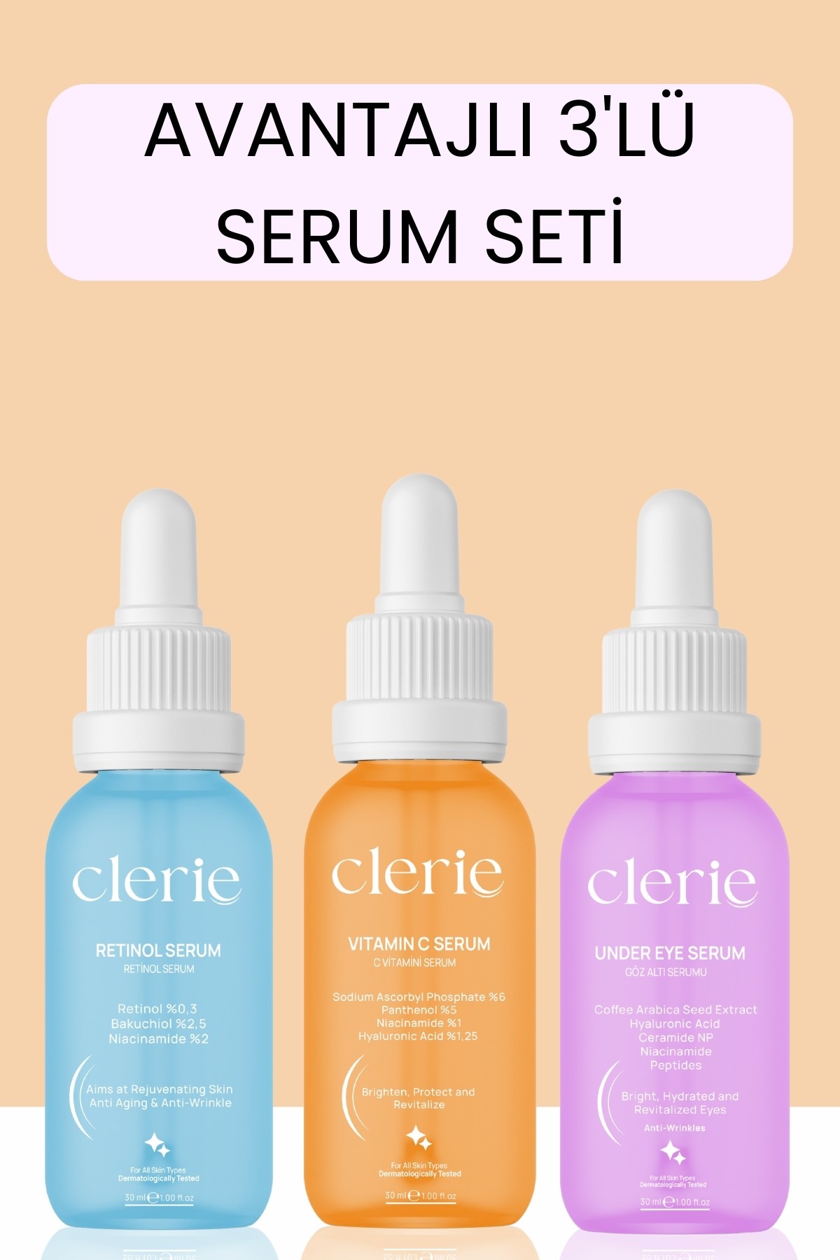 Avantajlı 3'lü Serum Seti