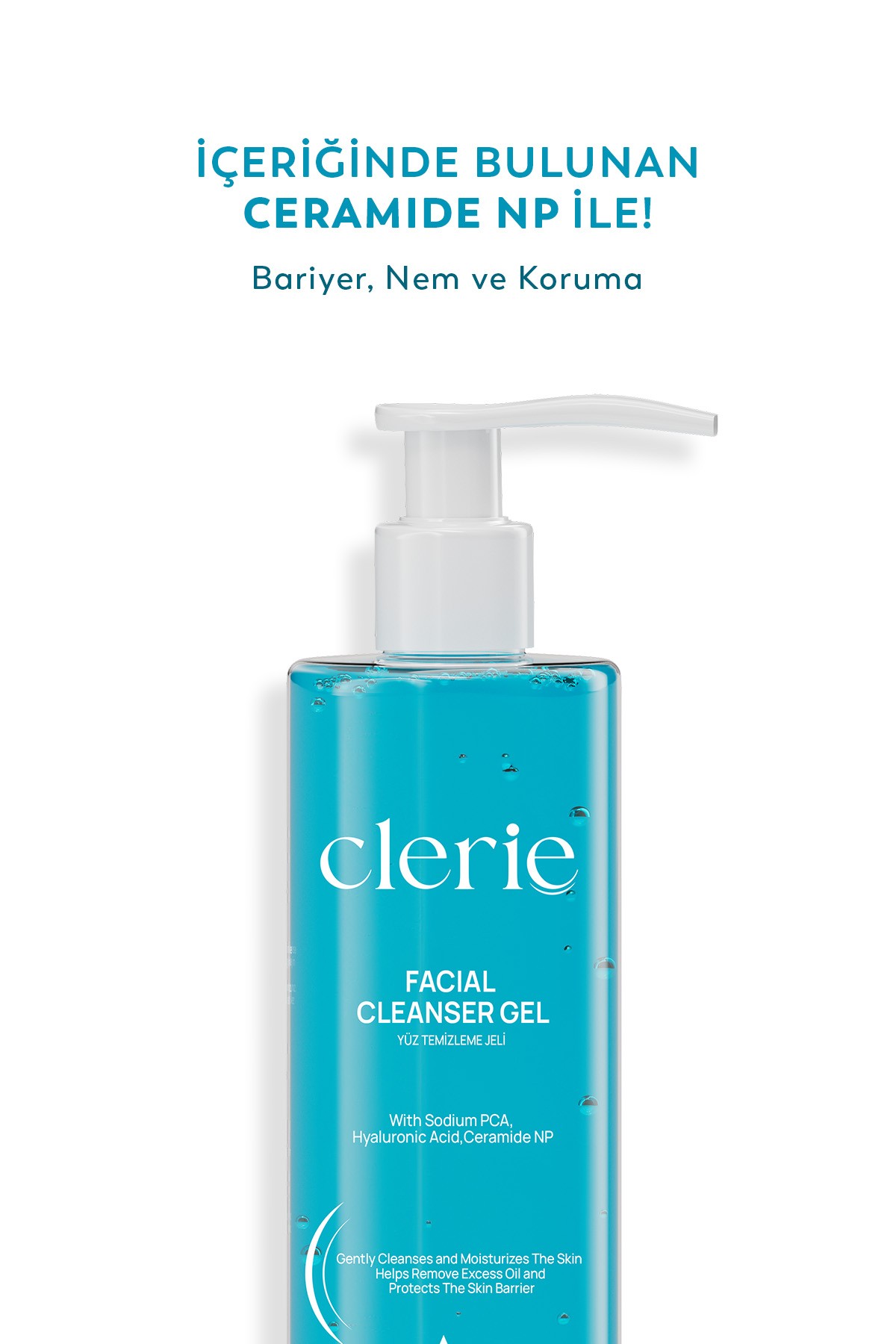 Clerie Cilt Bakım Seti – Leke Karşıtı C Vitamini Serumu & Sebum & Yağ Dengeleyici Yüz Yıkama Jeli