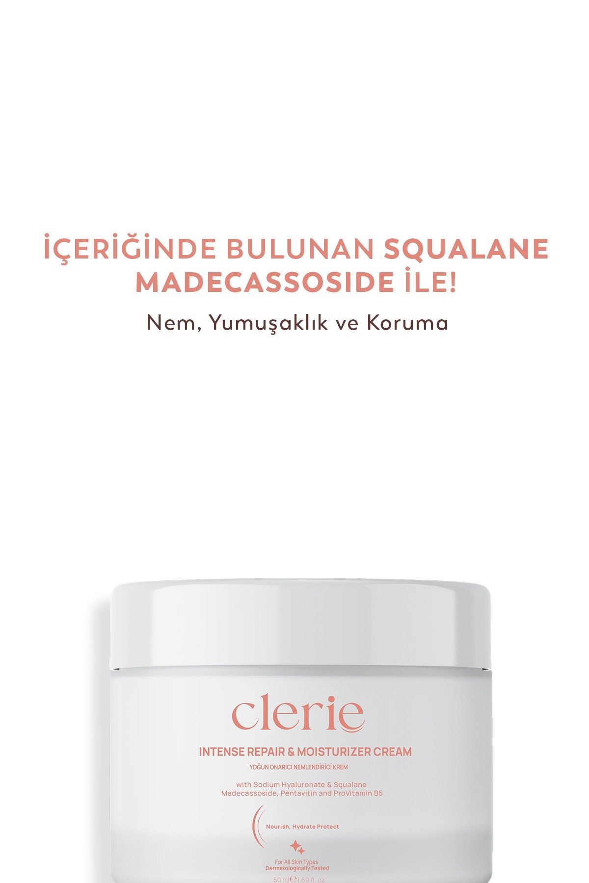 Clerie Cilt & Göz Bakım Seti Yoğun Nemlendirici Krem & Göz Serumu, Kırışıklık, Morluk ve Torbalanma Karşıtı