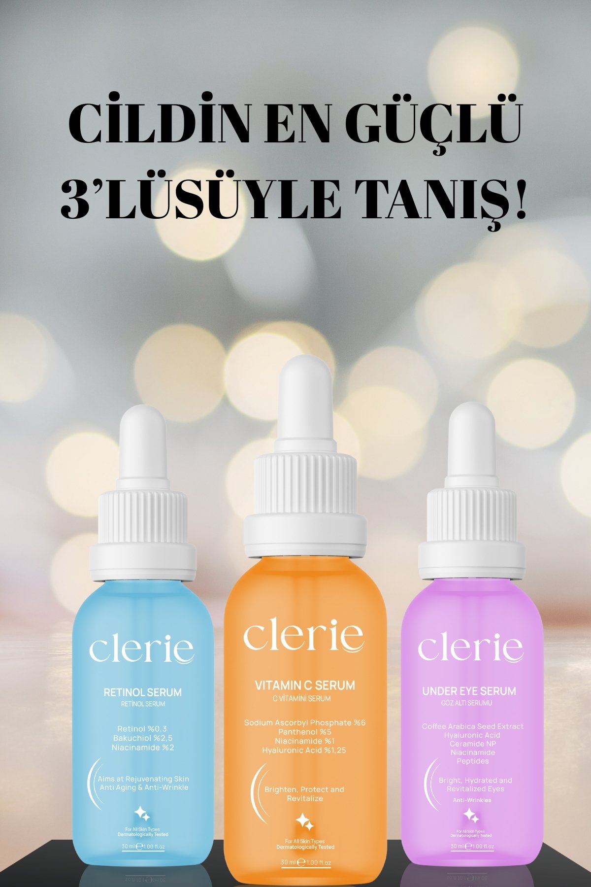 Avantajlı 3'lü Serum Seti