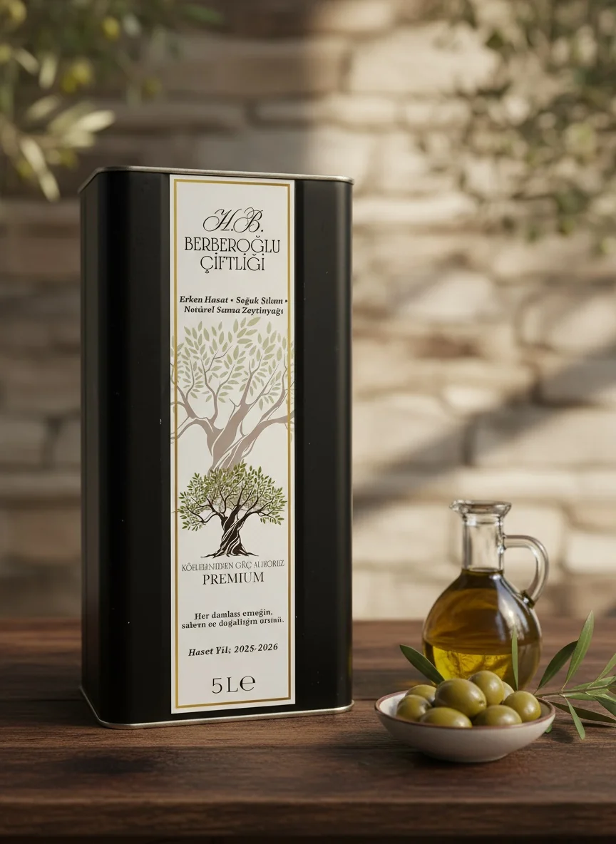 Egevera – Domat Erken Hasat Natürel Sızma Zeytinyağı Filtresiz 5L