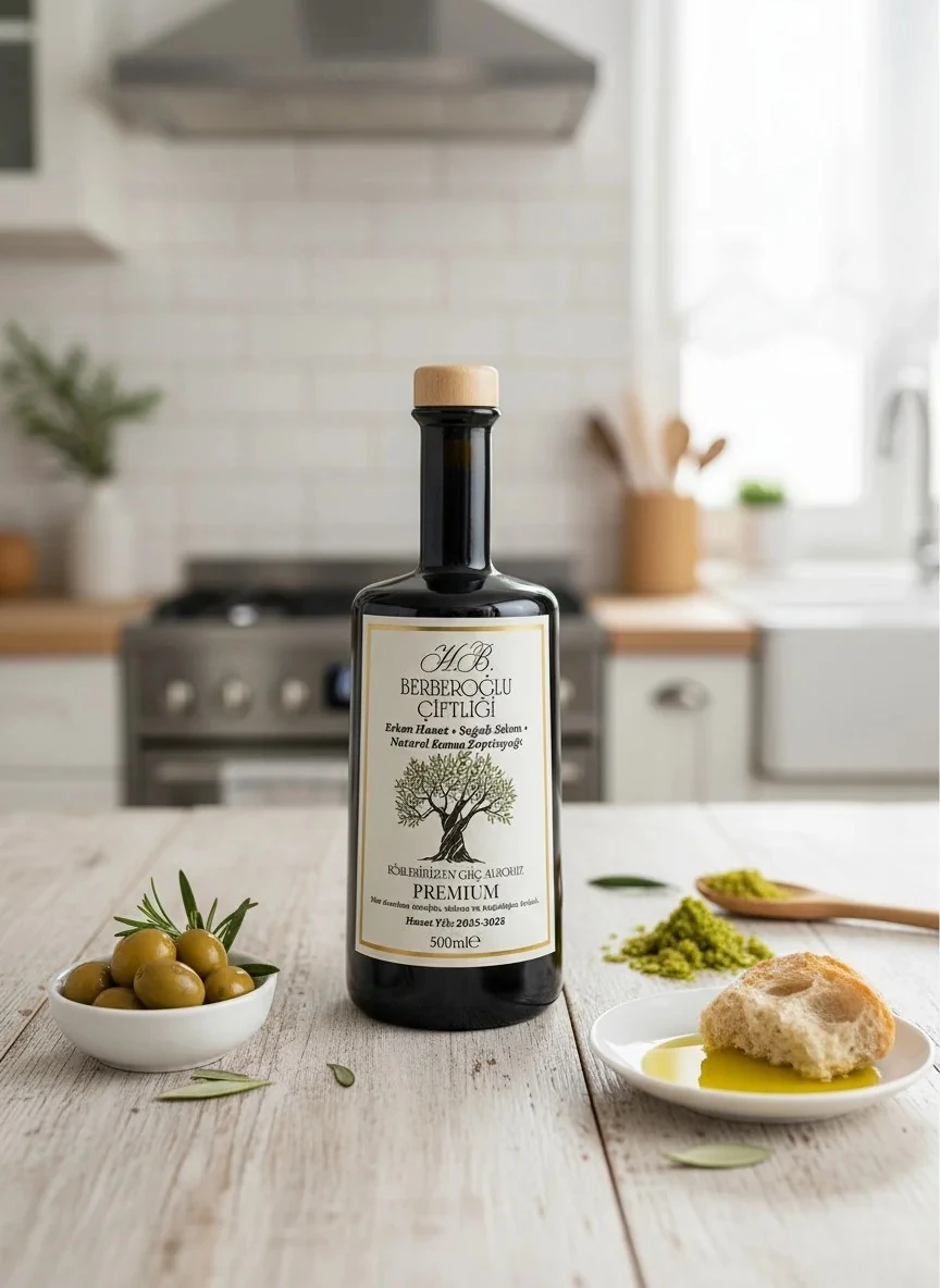 Berberoğlu Terra Egea – Domat Erken Hasat Natürel Sızma Zeytinyağı