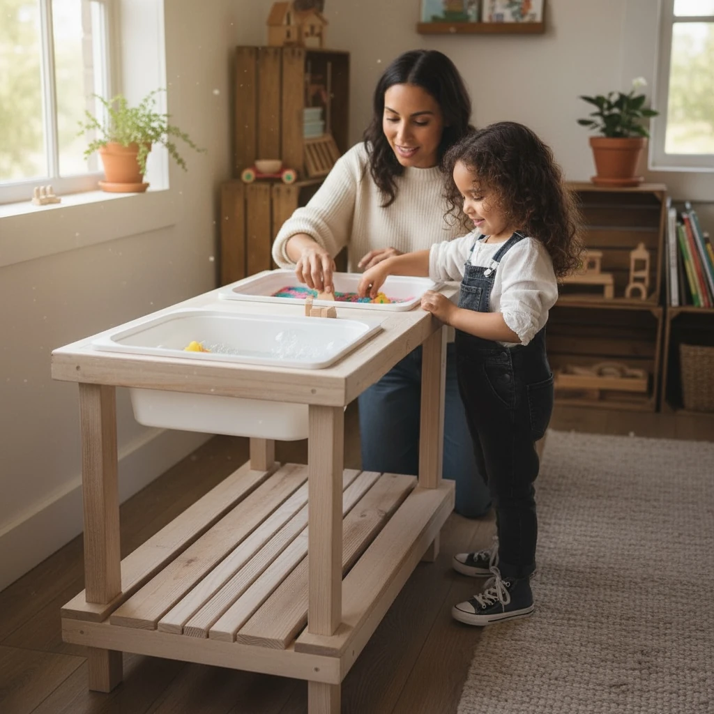 Ahşap Etkinlik Tezgahı 