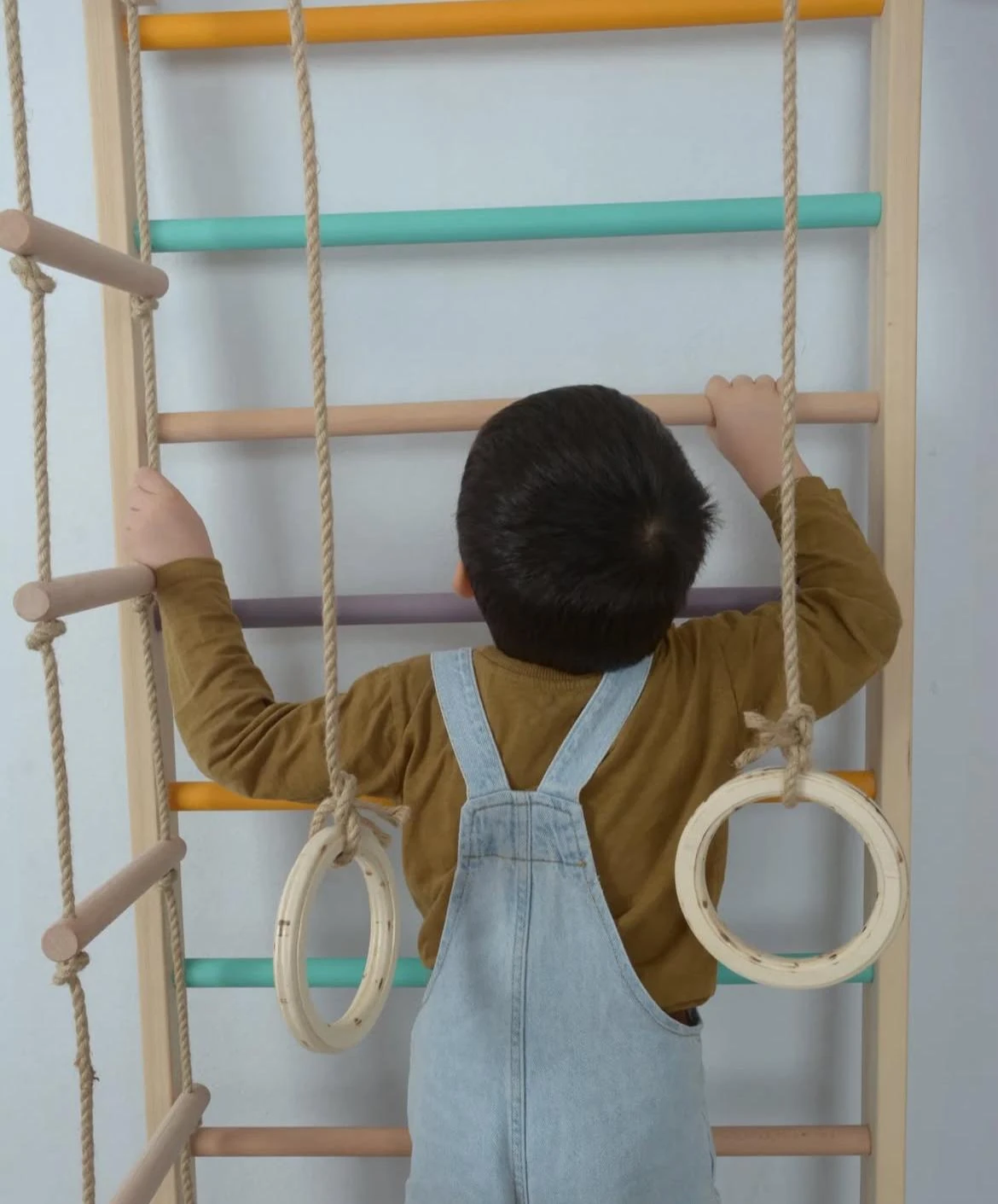 Renkli İsveç Tırmanma Merdiveni