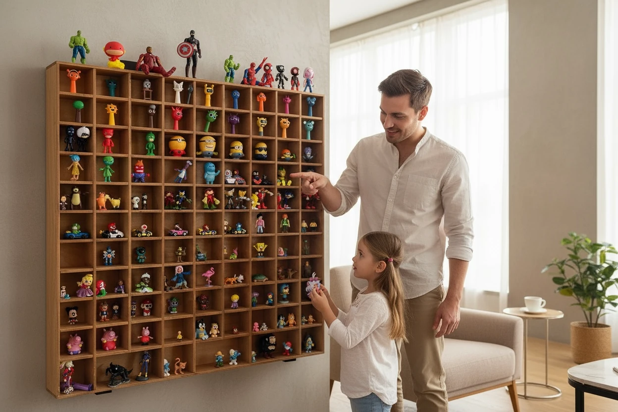 Ahşap Koleksiyon Rafı main variant image