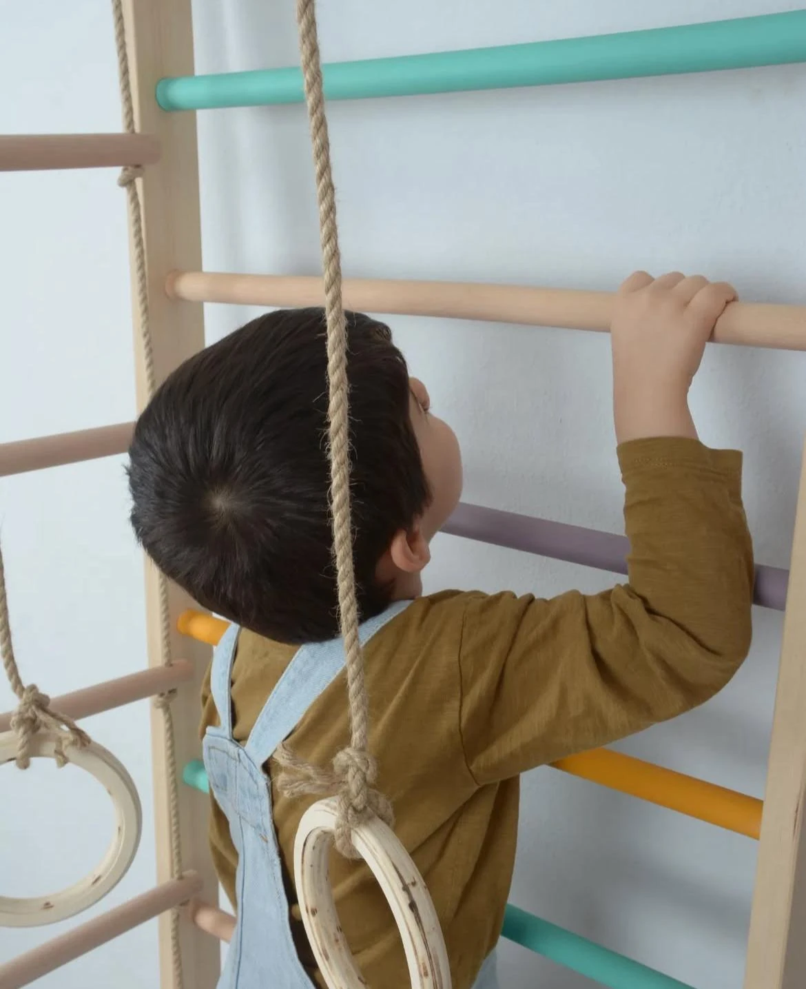 Renkli İsveç Tırmanma Merdiveni