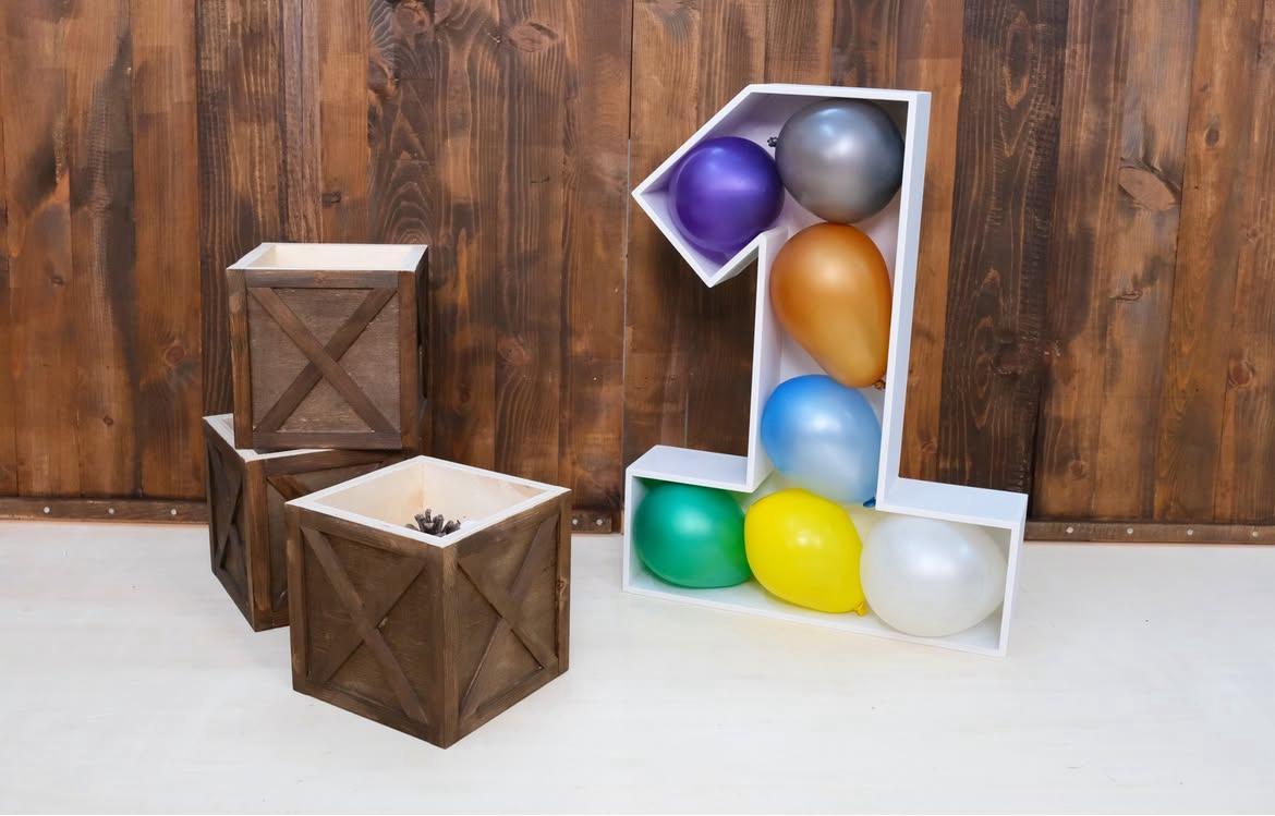 Ahşap Büyük 1 Rakamı