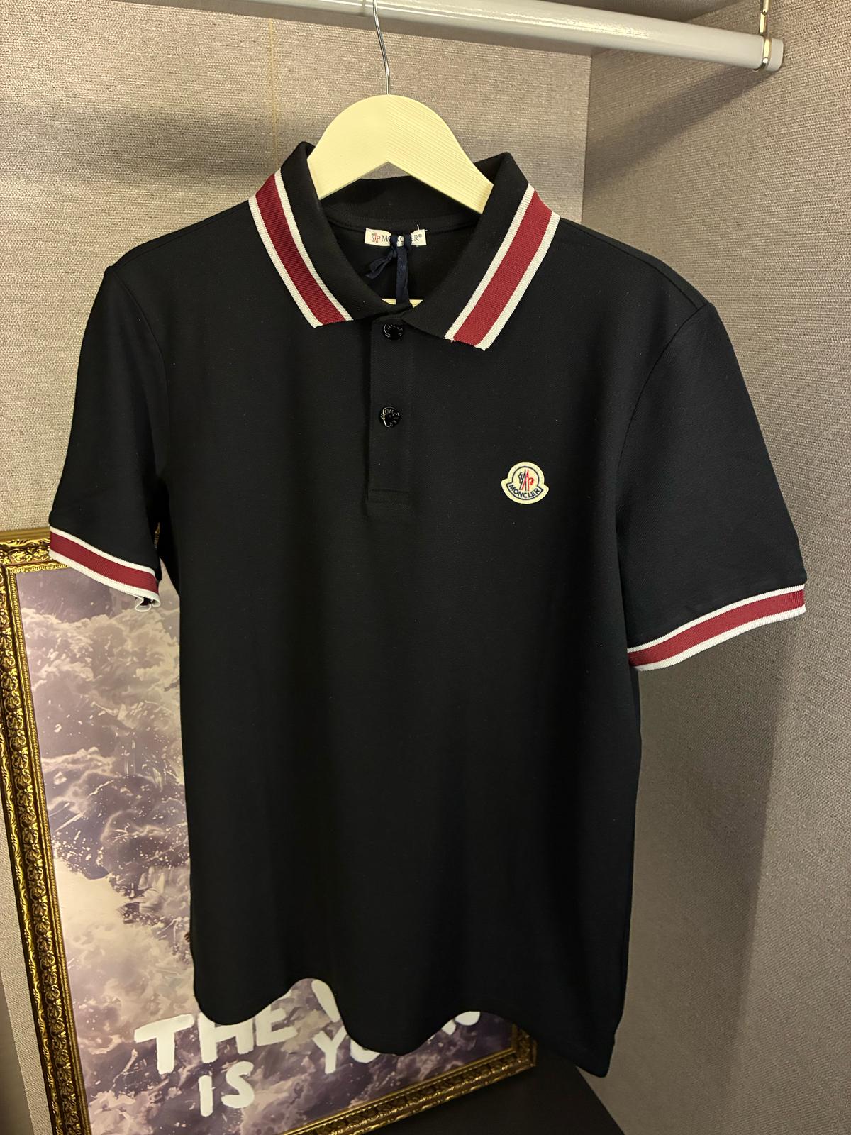 Moncler Polo Yaka Siyah