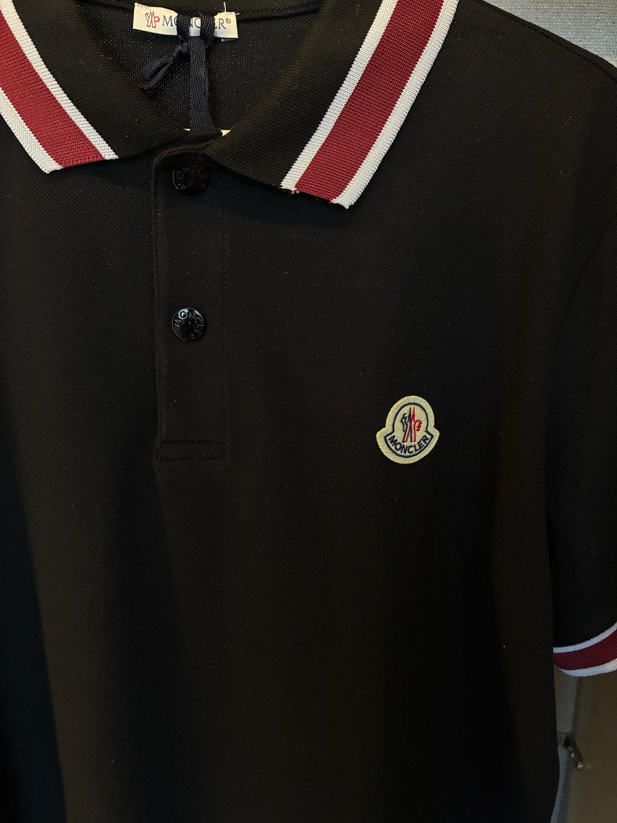 Moncler Polo Yaka Siyah