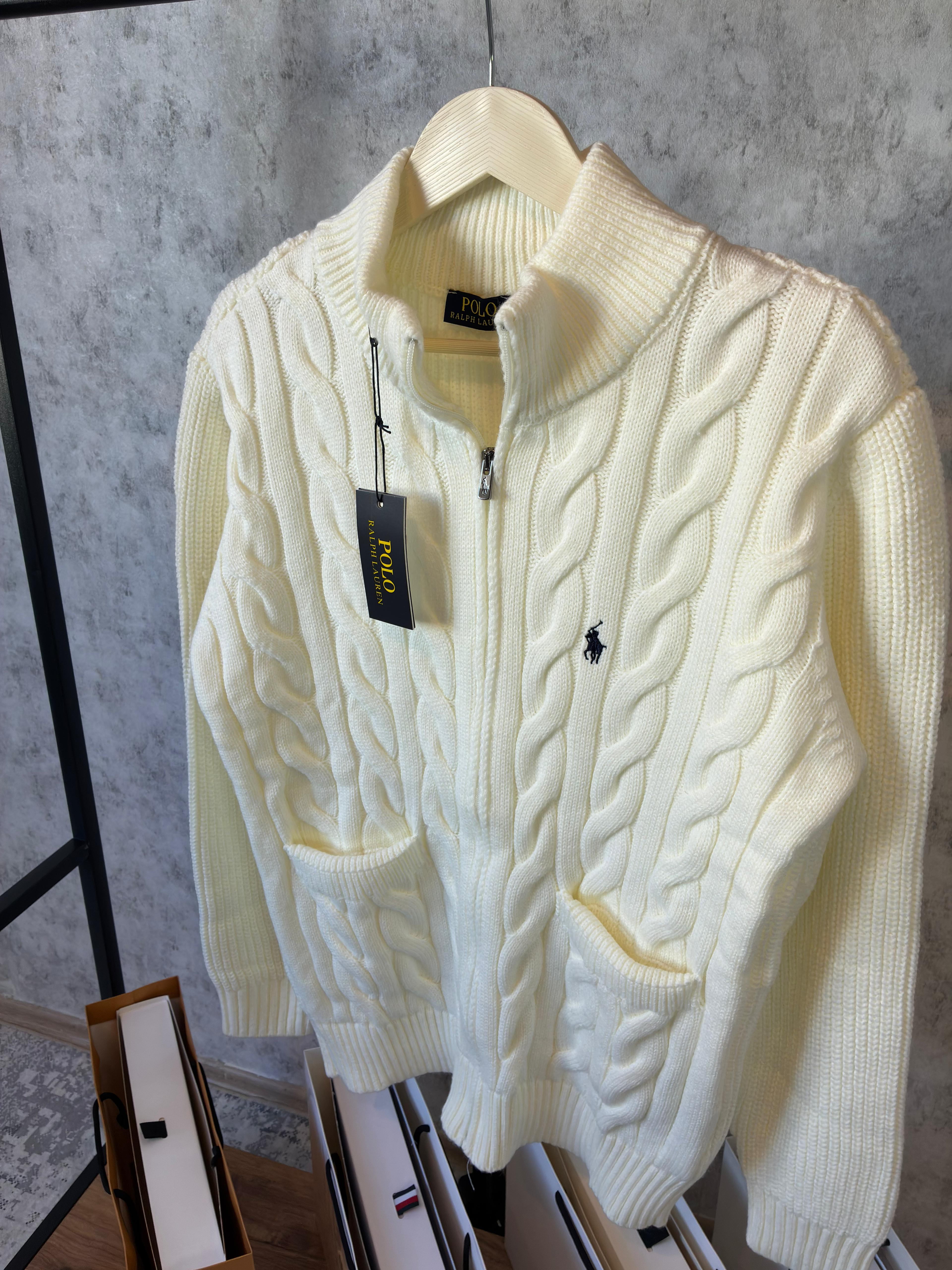 RPL (İthal) %100 Pamuklu Tam Fermuarlı Triko 