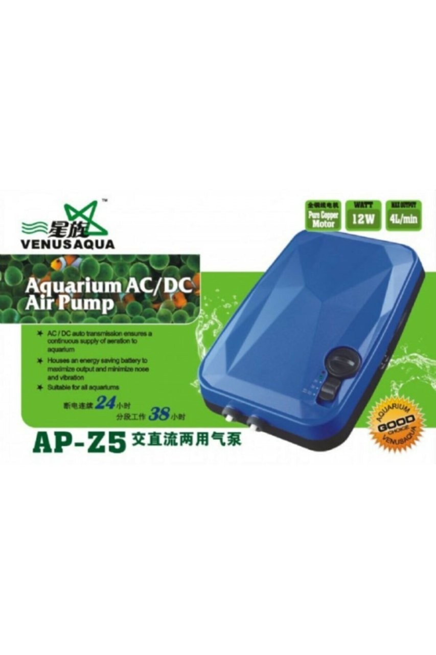 Venus Aqua AP-Z5 Çift Çıkışlı Şarjlı Hava Motoru