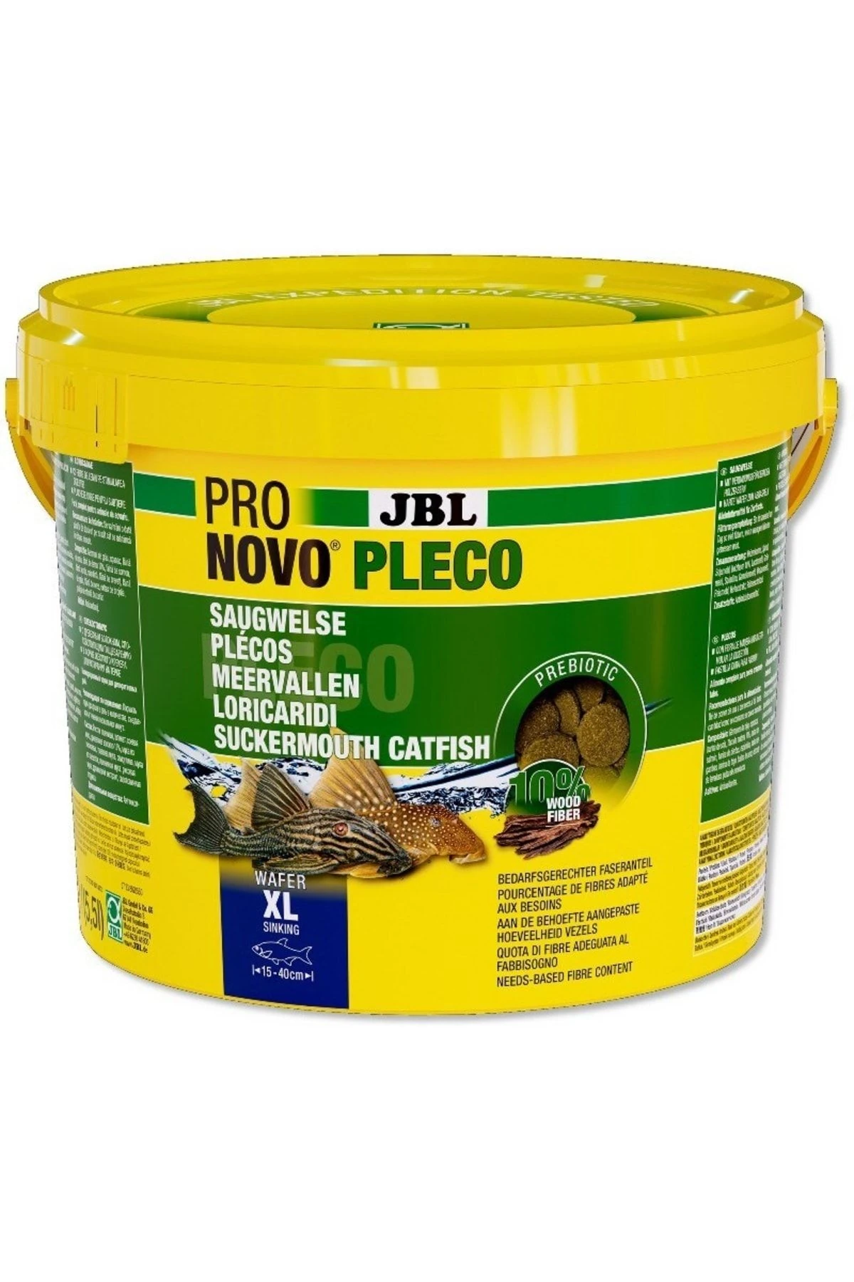 JBL Pro Novo Pleco Wafer XL Vatoz Tablet Yem 2800gr / 5,5lt