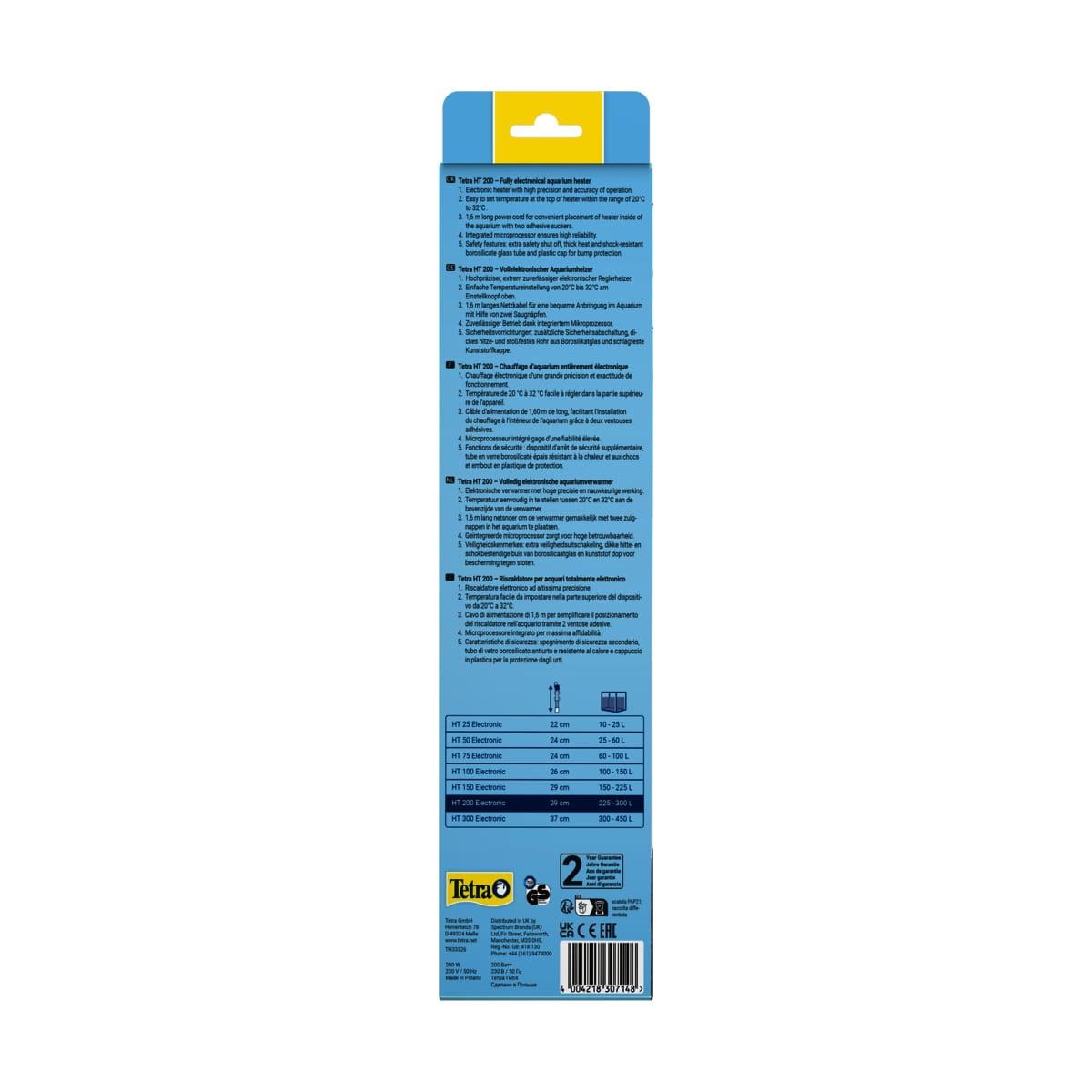 TETRA HT Elektronik Akvaryum Isıtıcı 25 Watt