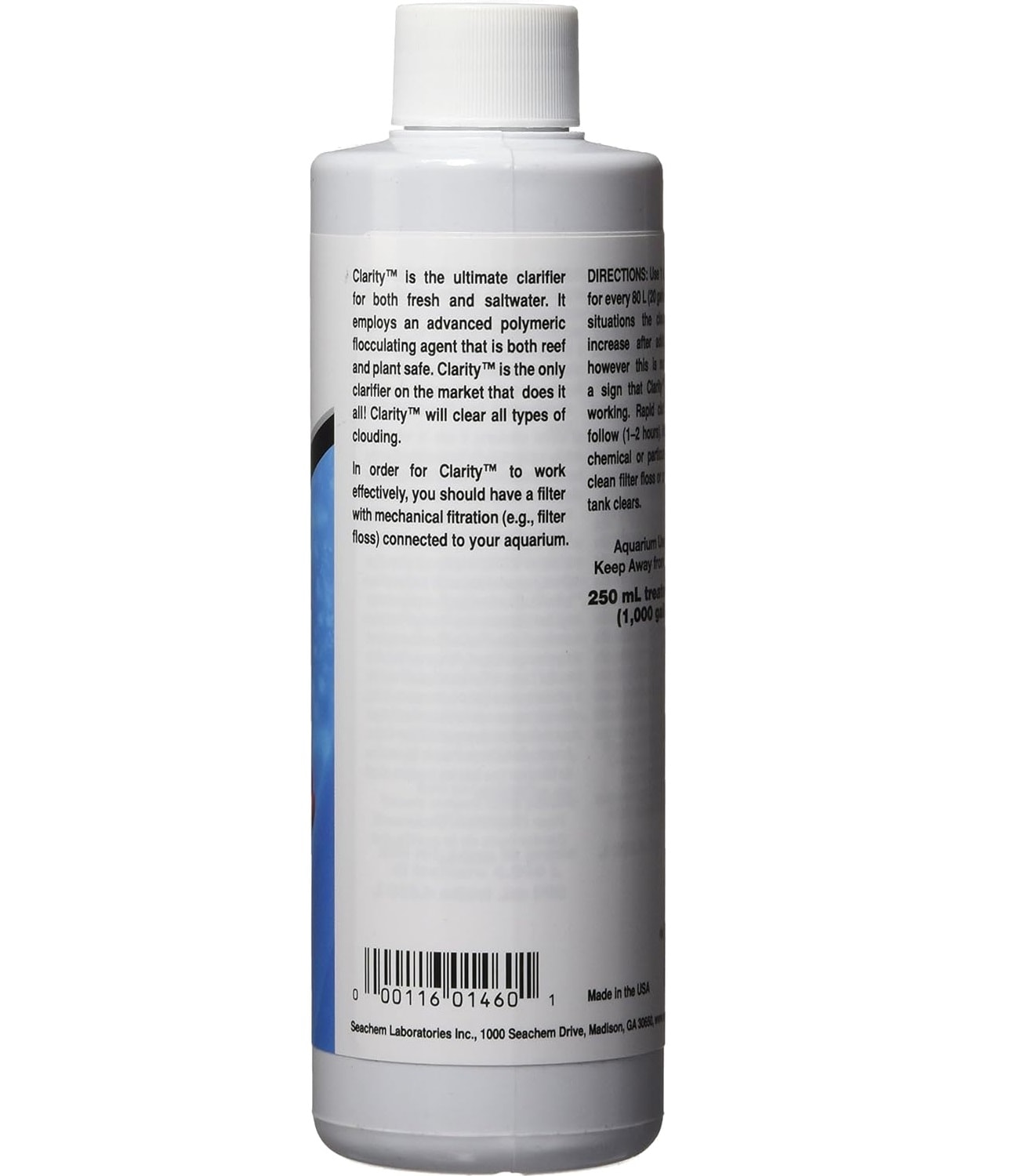 SEACHEM Clarity Su Berraklaştırıcı 250 ML