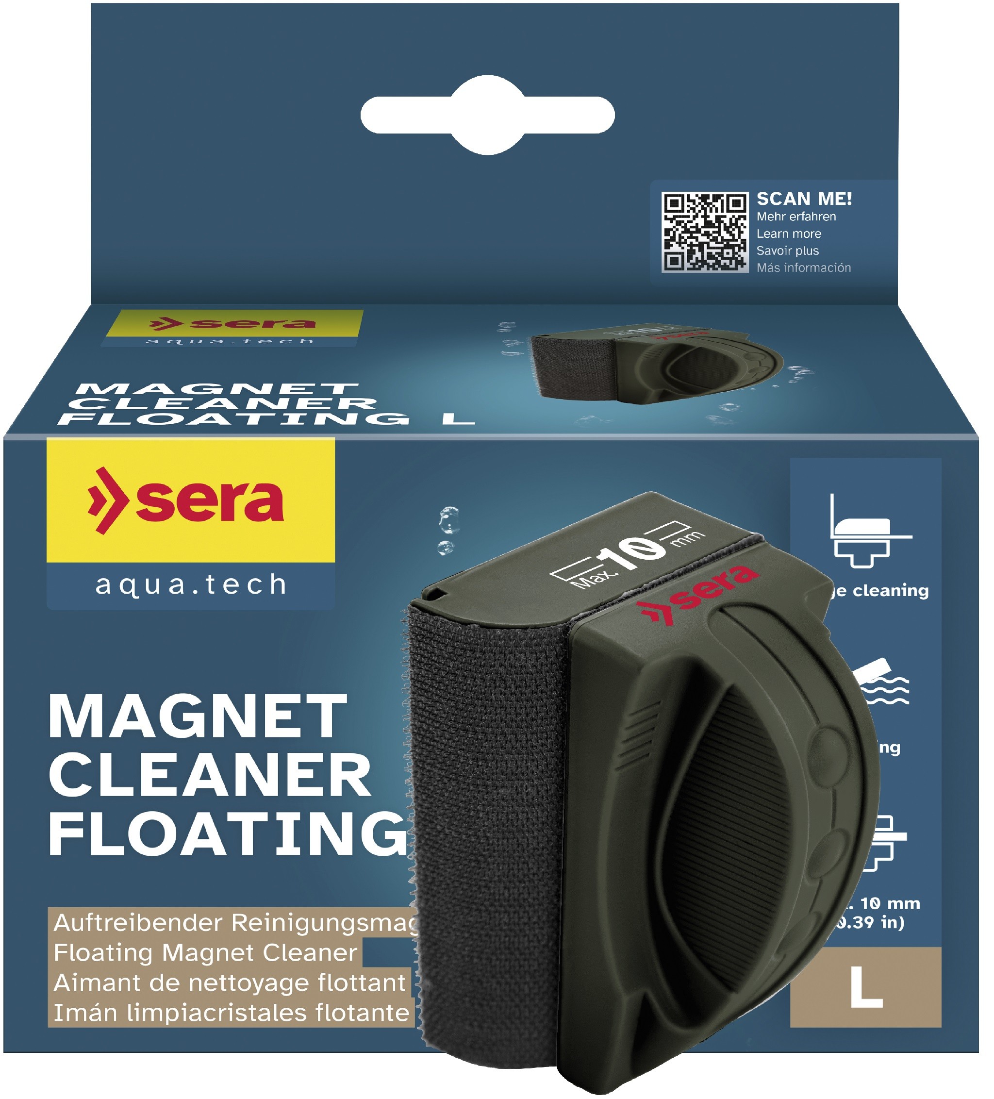 SERA Magnet Cleaner Yüzen Cam Sileceği L