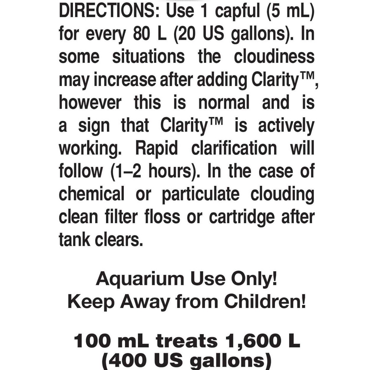 SEACHEM Clarity Su Berraklaştırıcı 100 ML