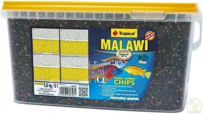 TROPİCAL Malawi Chips Balık Yemi 1000 GR