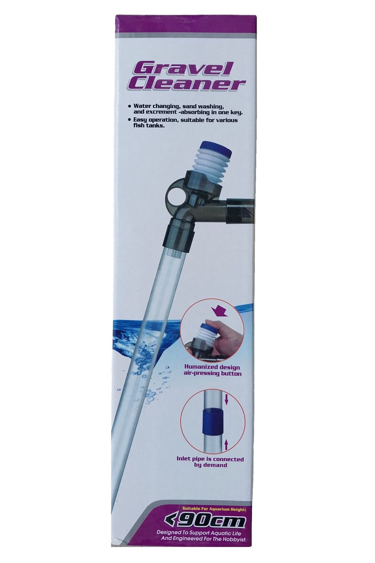 Gravel Cleaner 90cm Akvaryum Dip Çekim Sifonu Set