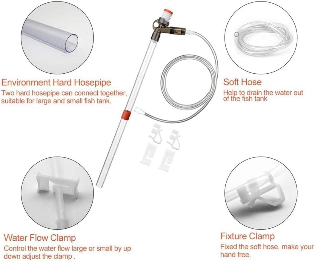 Gravel Cleaner 100cm Akvaryum Dip Çekim Sifonu Set