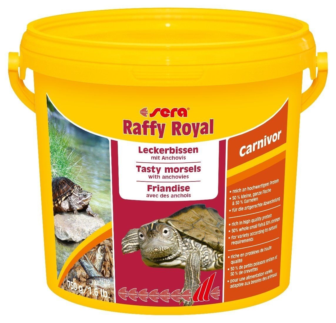 SERA Raffy Royal Kaplumbağa Yemi 3,8lt 750gr