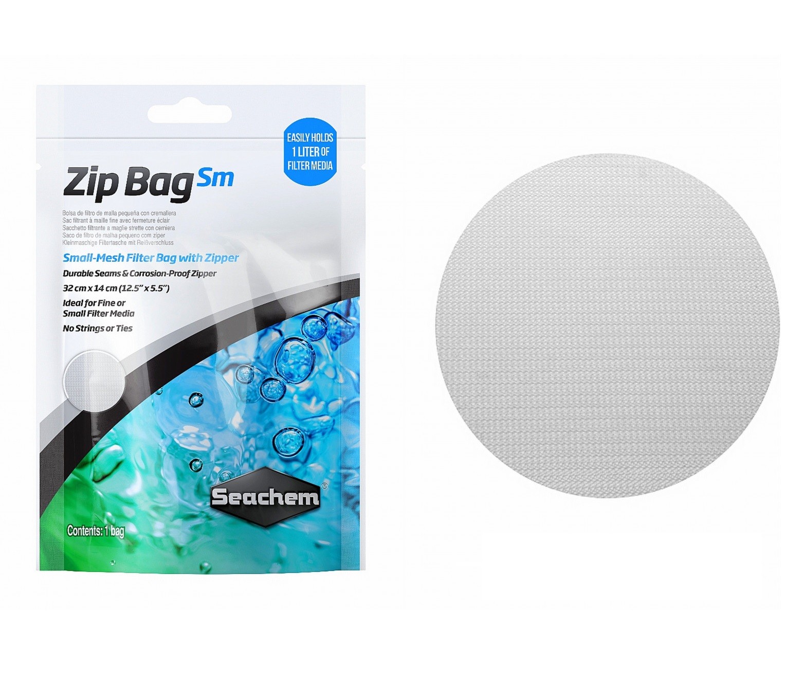 SEACHEM Zip Bag SM Filtre Malzeme Filesi
