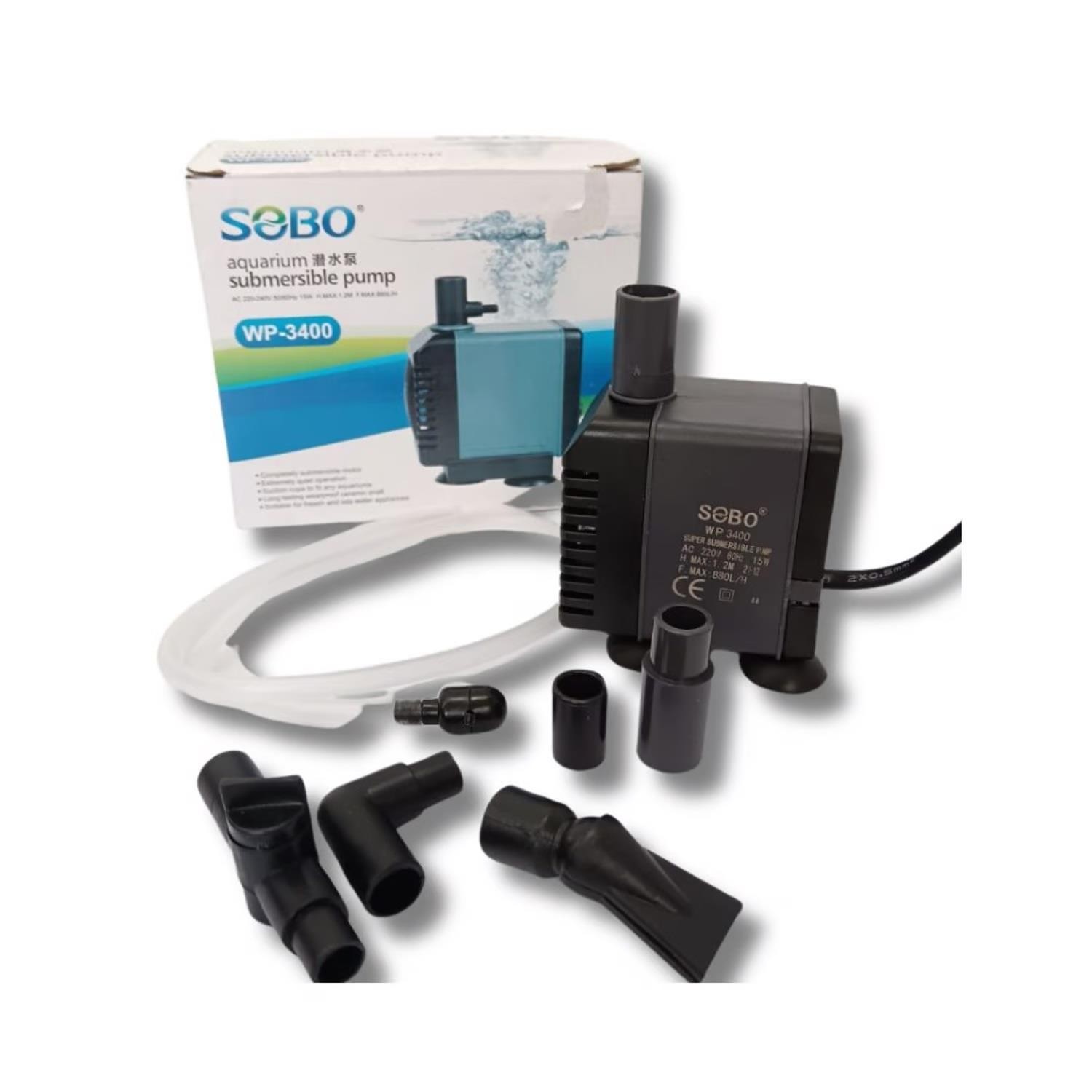 SOBO WP-3400 Kafa Motoru 880 L/H