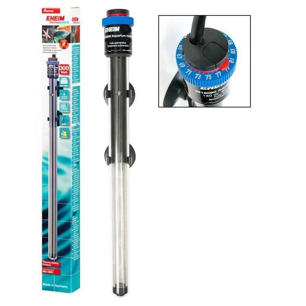 Eheim Jager 300W Akvaryum Isıtıcısı | 500-1000L için Hassas Isı
