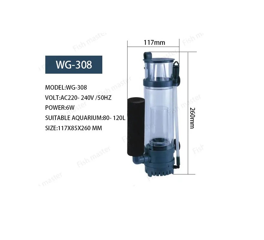 BOYU WG-308 Protein Skimmer 6W 80-120L/H