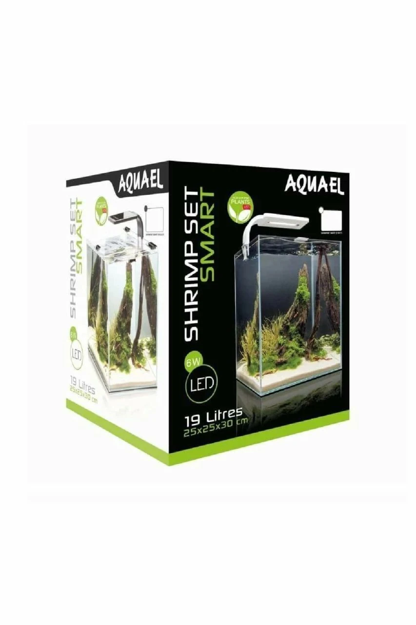 AQUAEL Shrimp Set Smart Day and Night 30 İthal Akvaryum WHITE