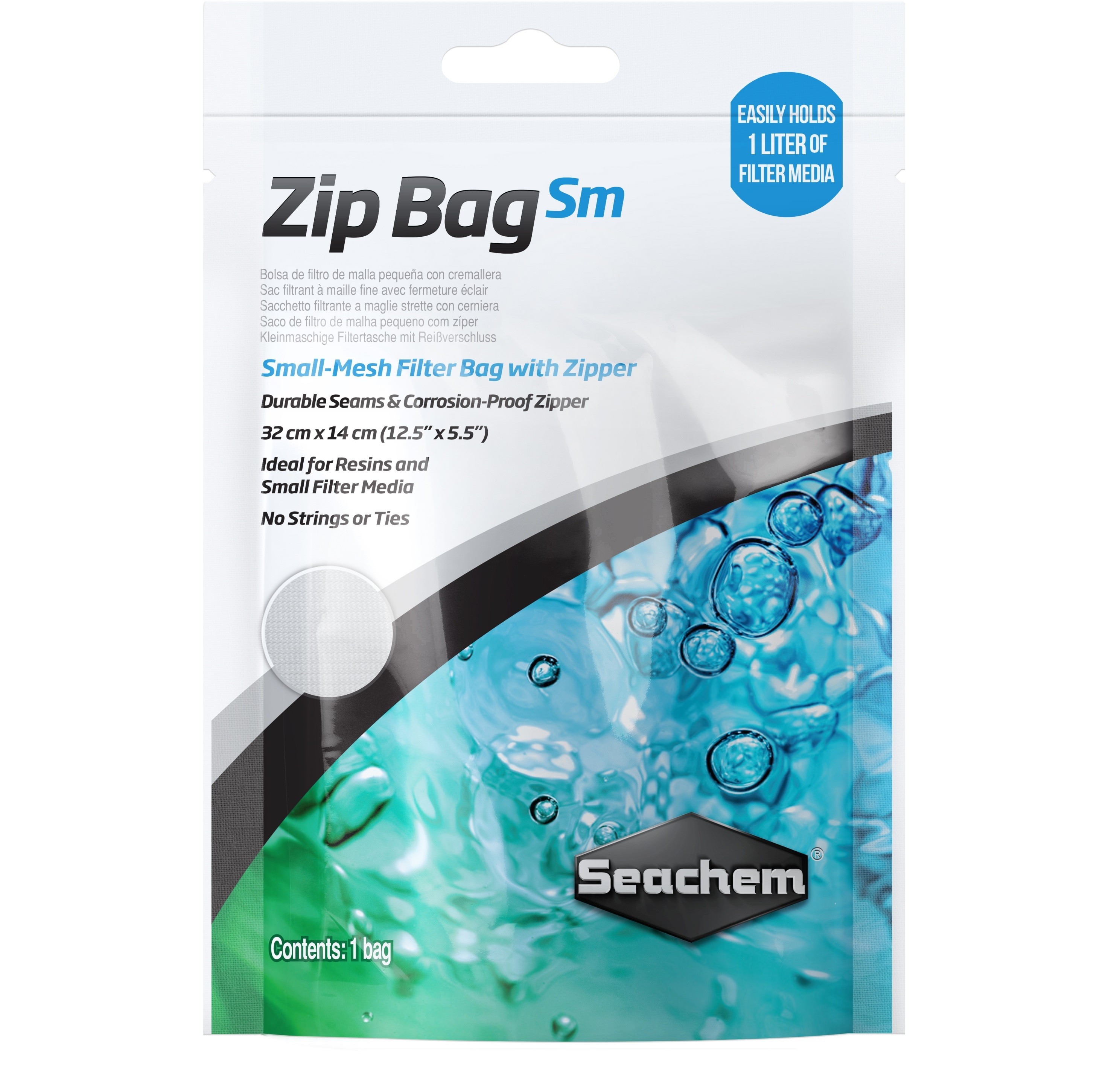 SEACHEM Zip Bag SM Filtre Malzeme Filesi