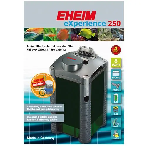 Eheim eXperience 250 Dış Filtre | 700 L/h Sessiz ve Güçlü Filtrasyon