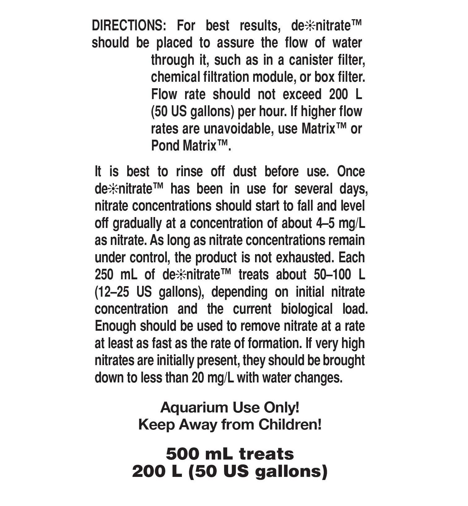 SEACHEM De Nitrate 500 ML