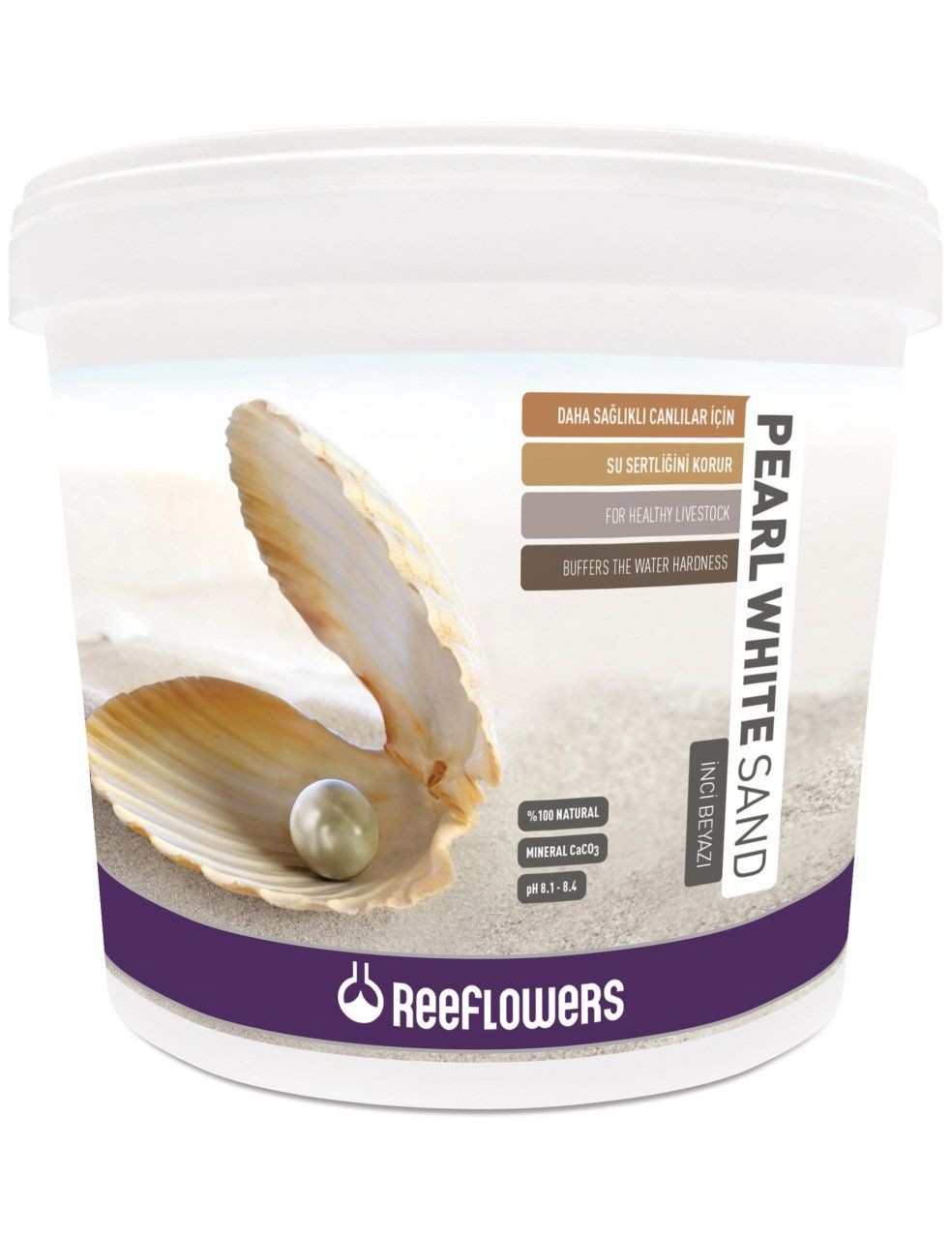 REEFLOWERS Pearl White Sand (0.5 - 1 MM) 7 KG