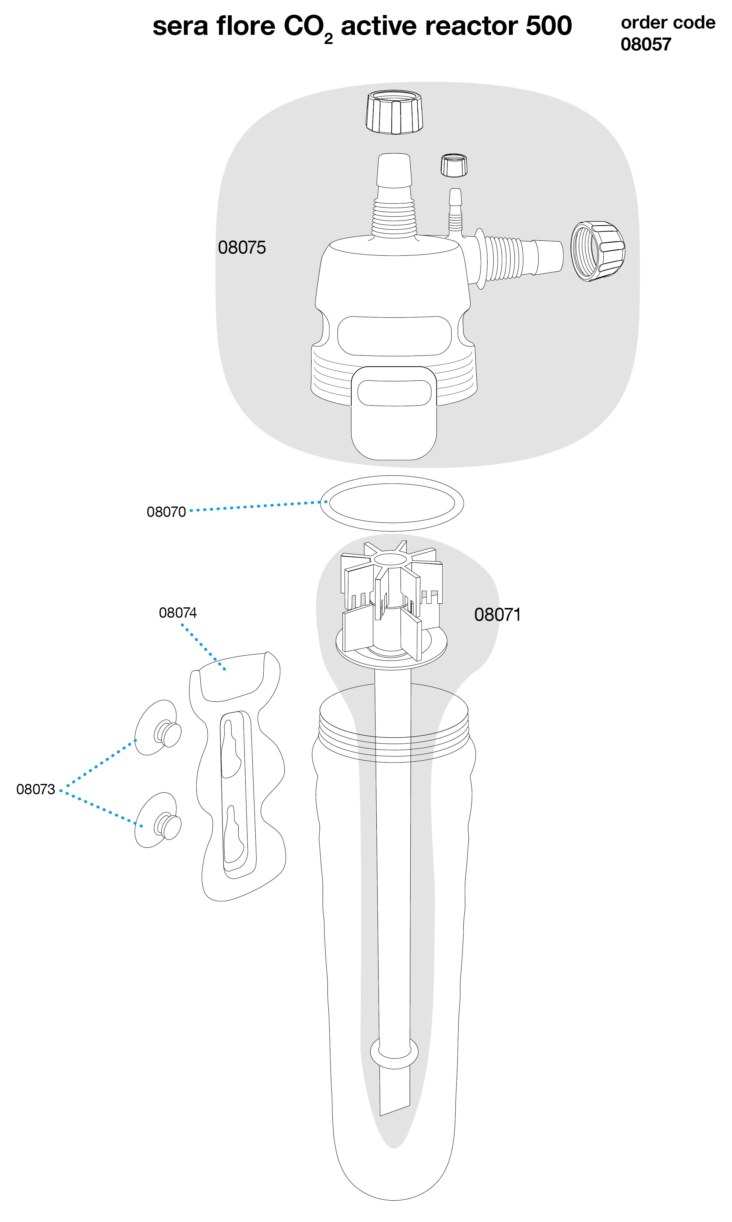 SERA Flore CO2 Active Reactor Aktif Reaktör 500