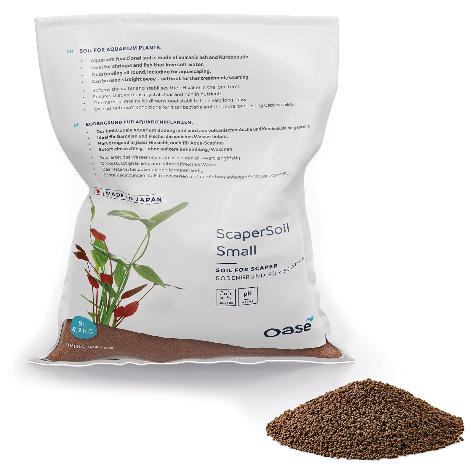 OASE ScaperLine Soil Small 9 l Brown Aktif Toprak