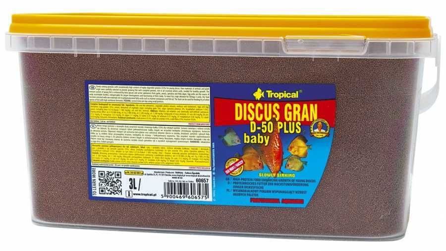 TROPİCAL Discus Gran D-50 Plus Baby 1000 GR