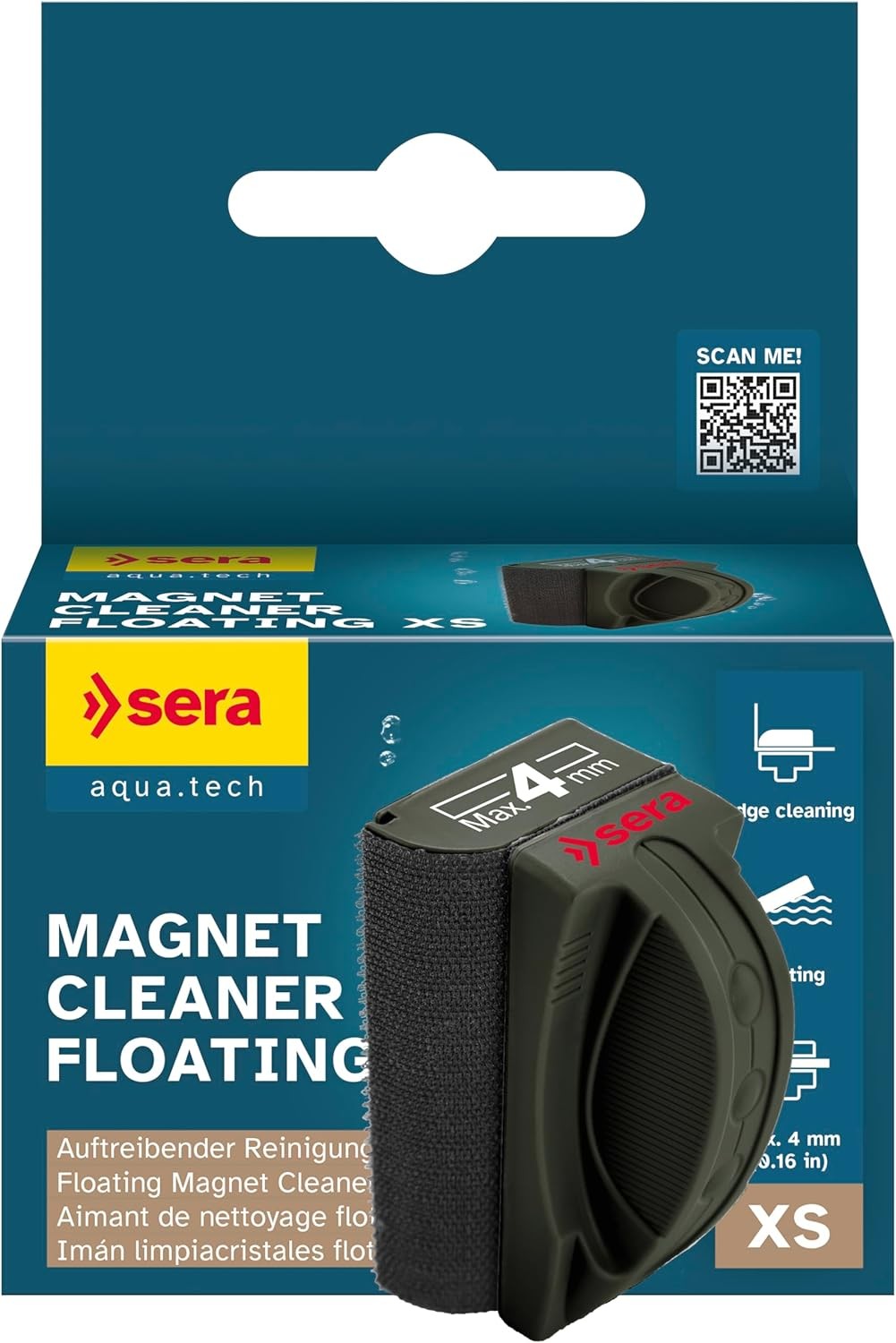 SERA Magnet Cleaner Mıknatıslı Cam Sileceği XS