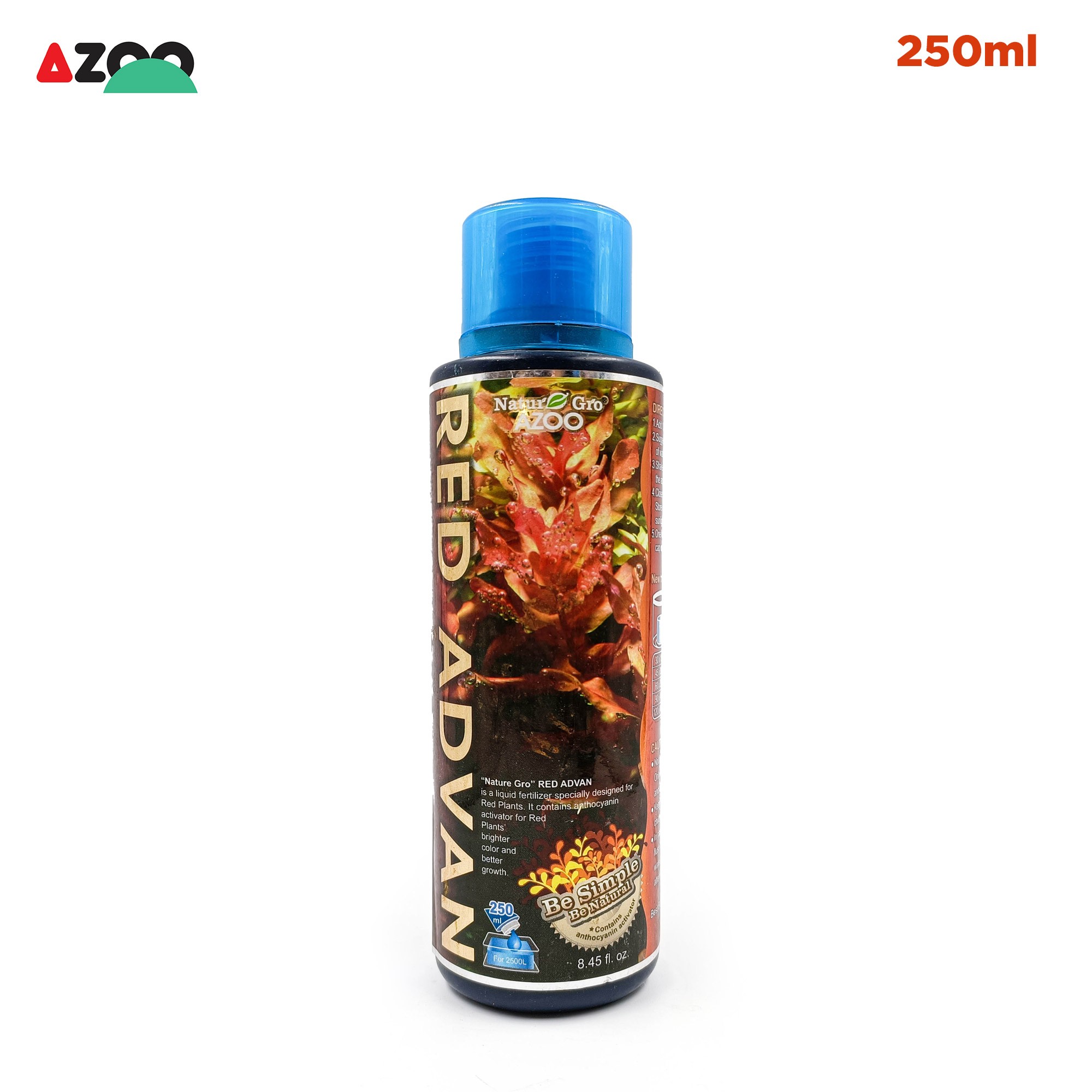 AZOO Red Advan Akvaryum Kırmızı Bitki Gübresi 250ml