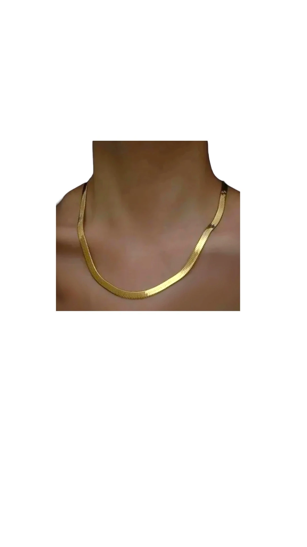 İtalyan çelik kolye 45 cm