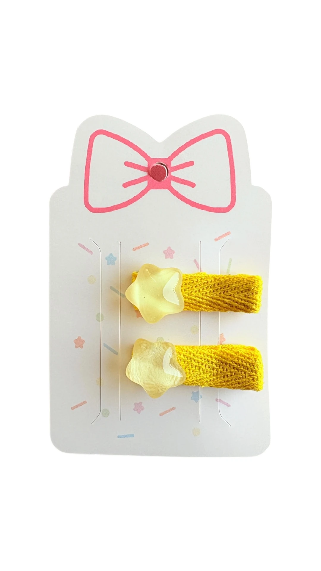 Sarı Yıldız 2 li Yan Toka Seti