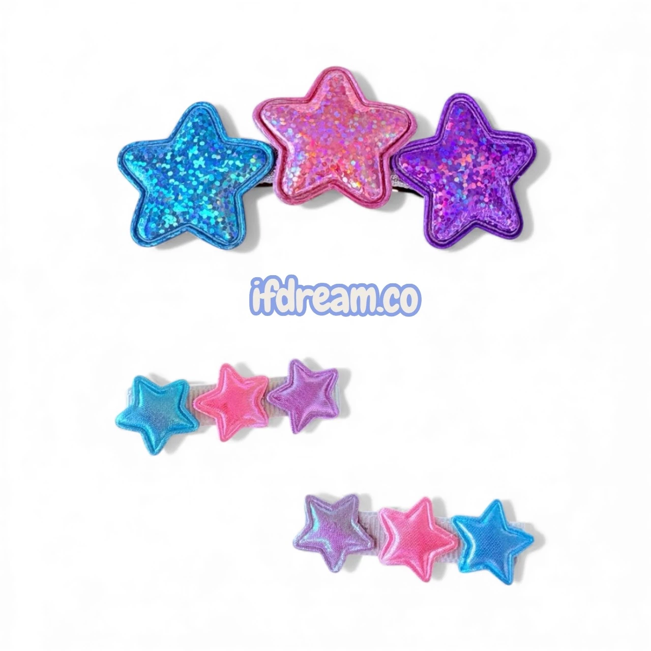 Işıltılı Yıldız Çocuk Toka Seti