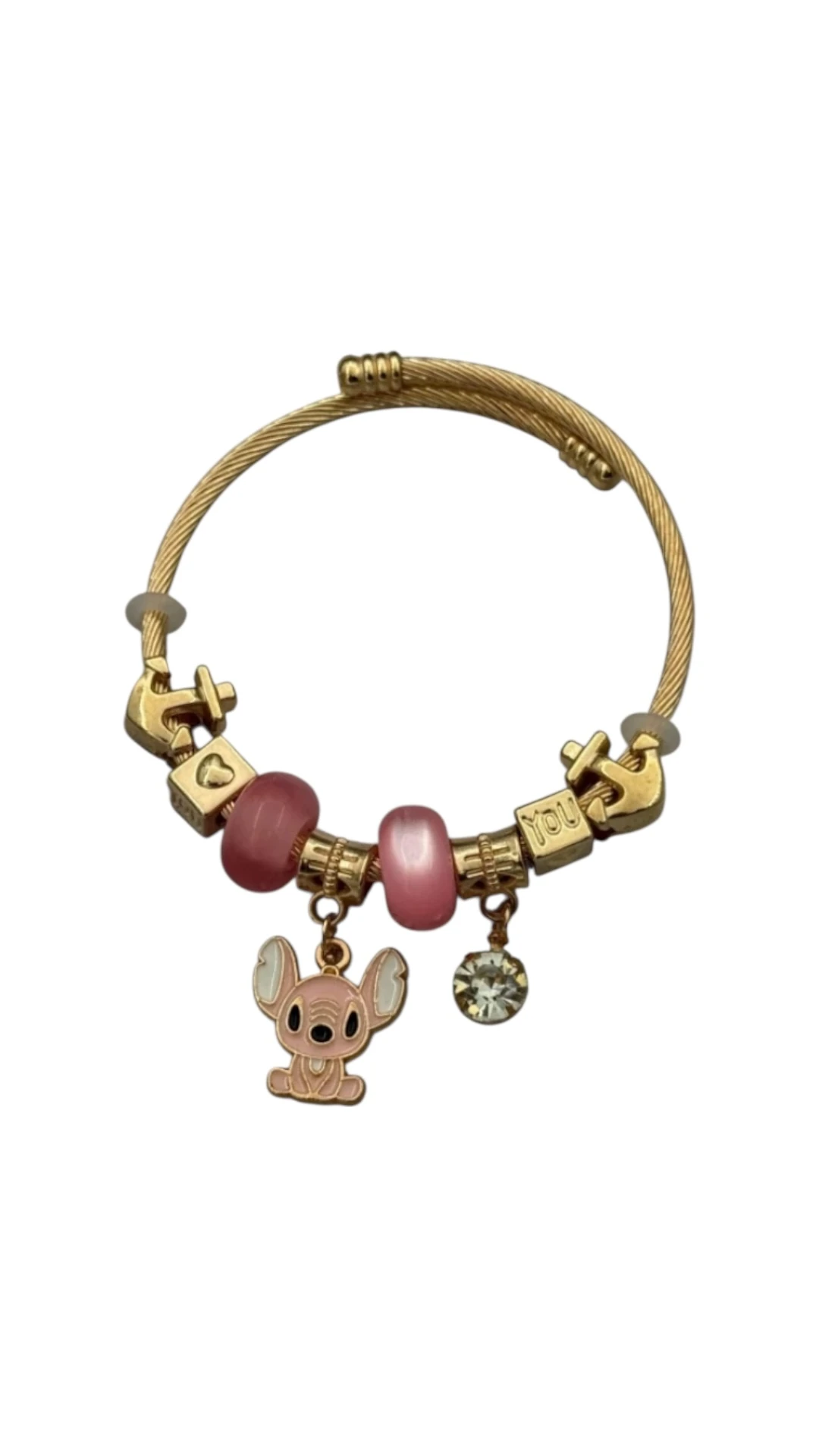 Pandora Stitch ,Zirkon Taş Detaylı Charmlı Bileklik