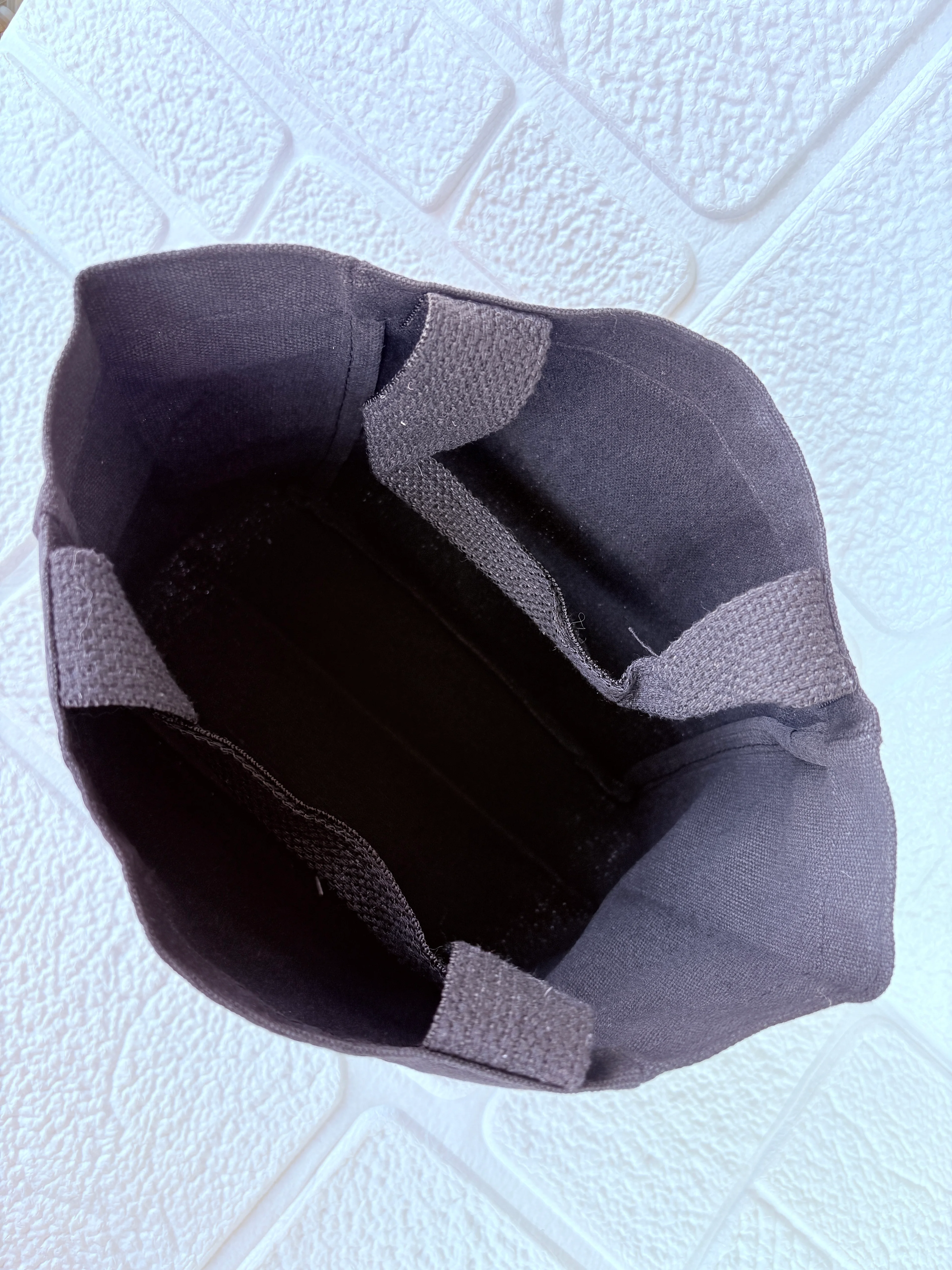 Mickey Mouse Siyah Kanvas Bez Çanta – Disney Desenli Kanvas  Çanta