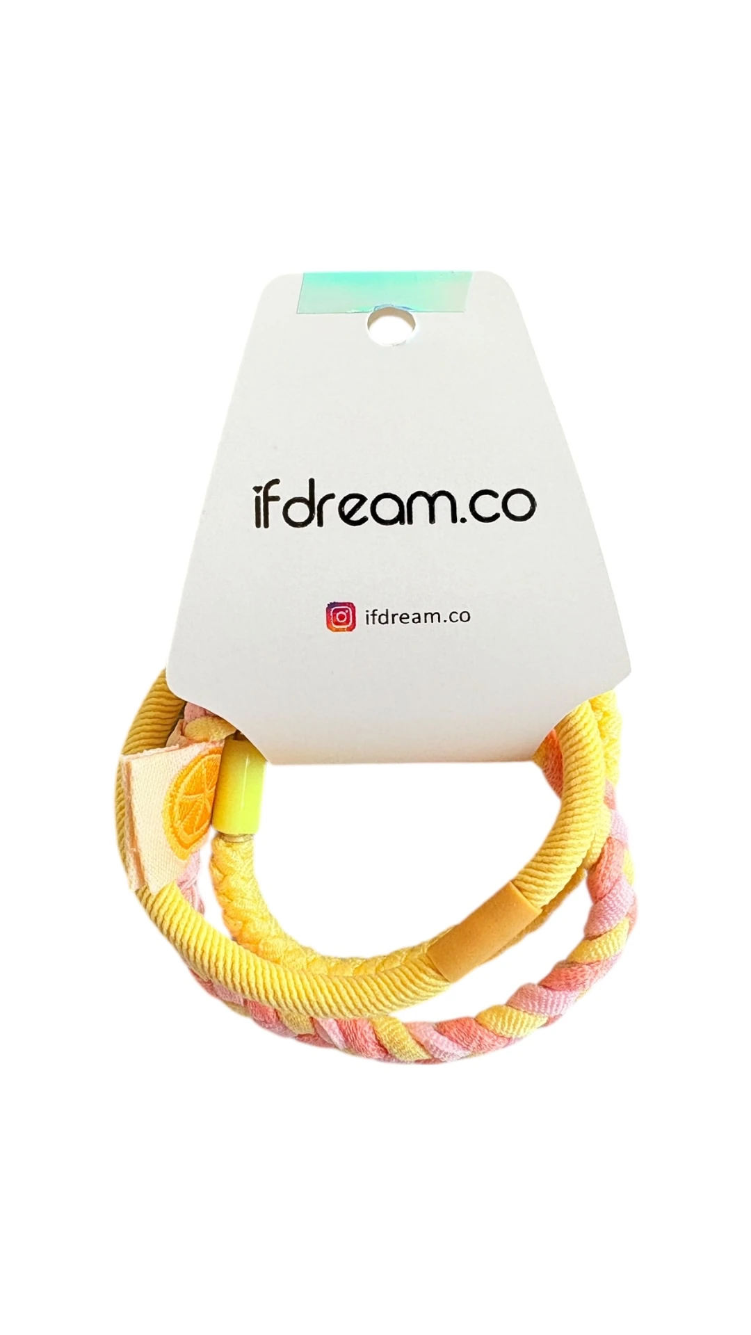 Sarı 3’lü Saç Lastiği Seti – Pastel Renkler