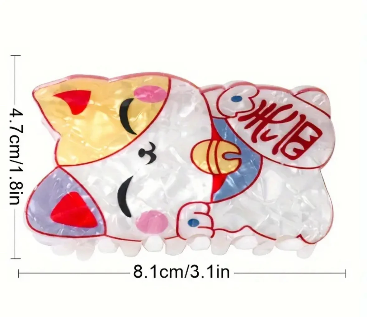 Maneki Neko Şans Kedisi Mandal Toka